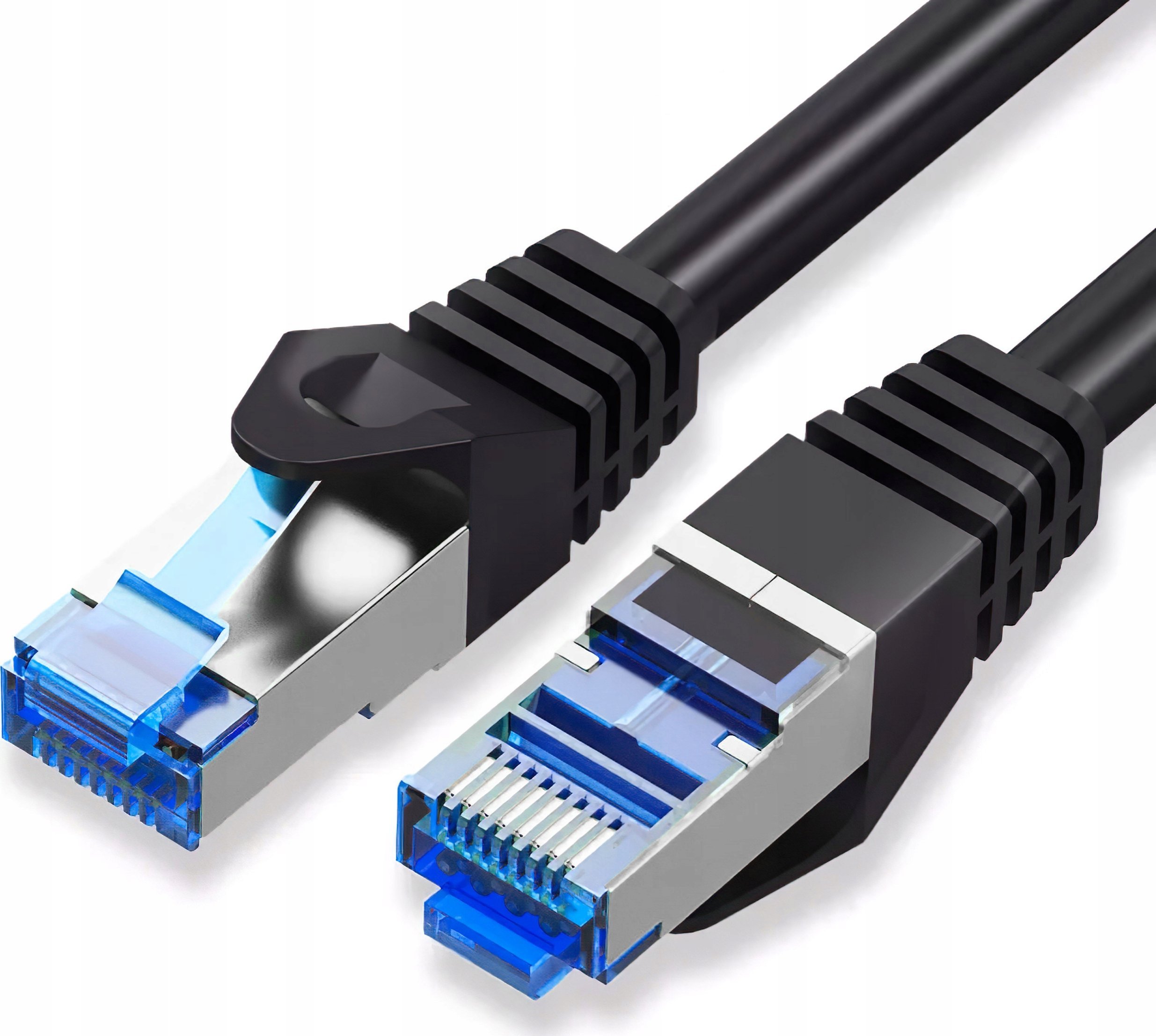 Patchcord Montis S/FTP 6a RJ45 / RJ45 50 m czarny