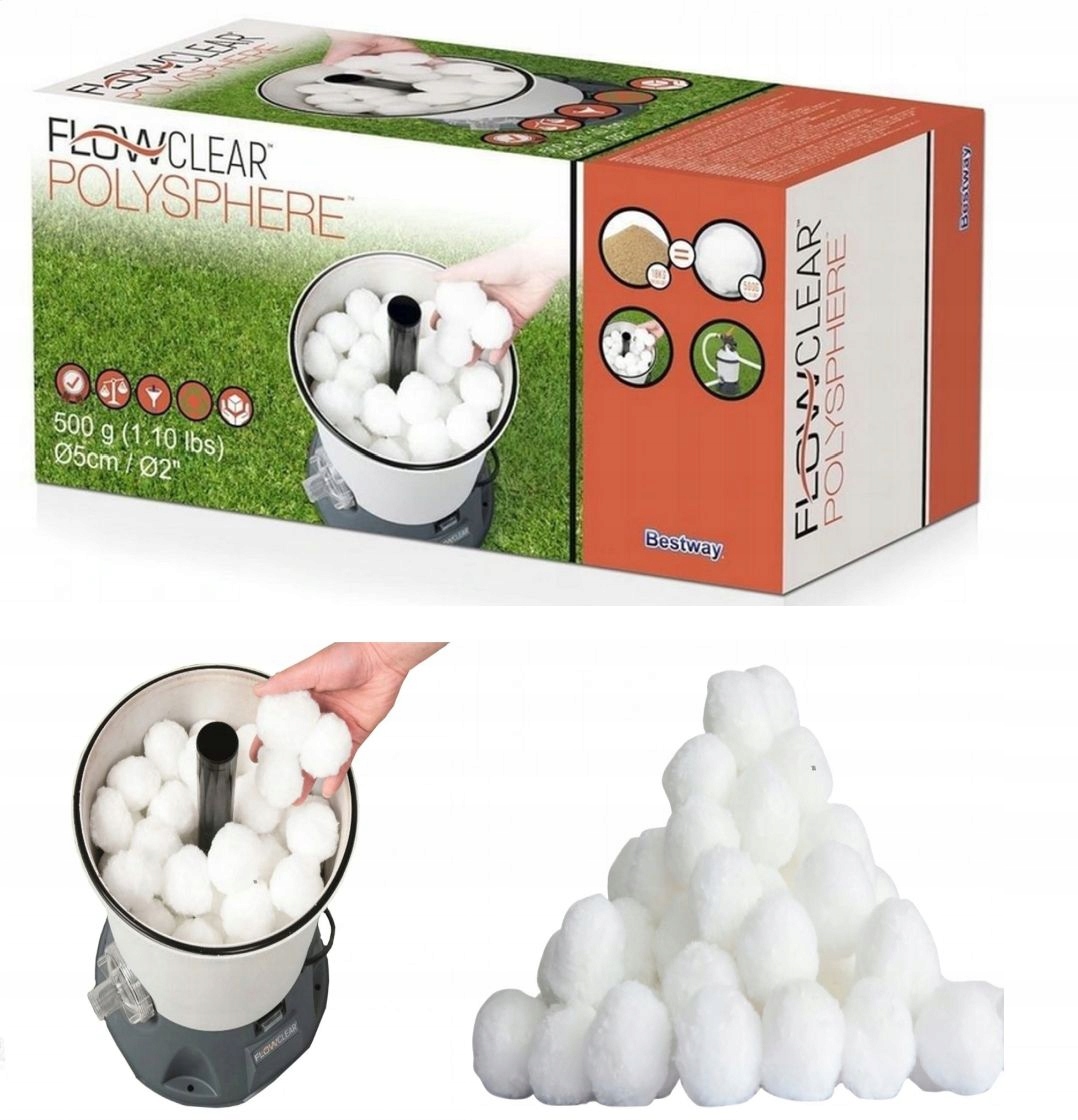 

Bestway 58475 Kulki filtracyjne do pompy piaskowej