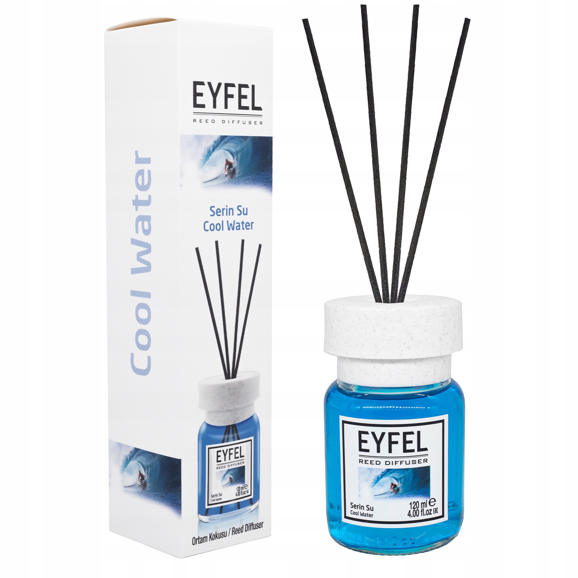 

Eyfel Dyfuzor Z Patyczkami 120 ML Cool Water
