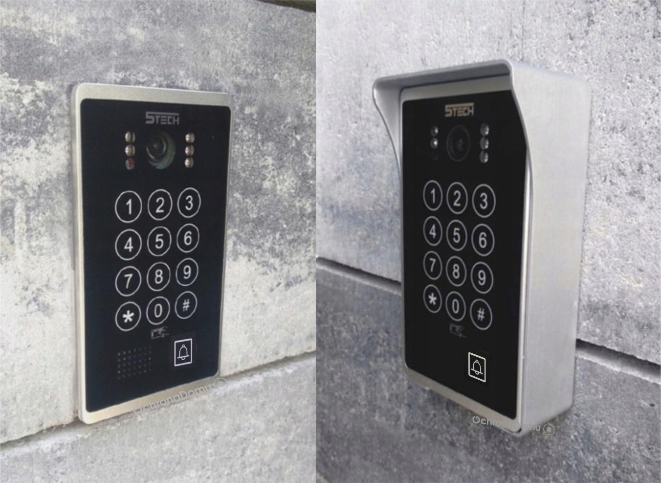 Wideodomofon 10" WiFi 5TECH +Kamera HIKVISION Kolor czarny