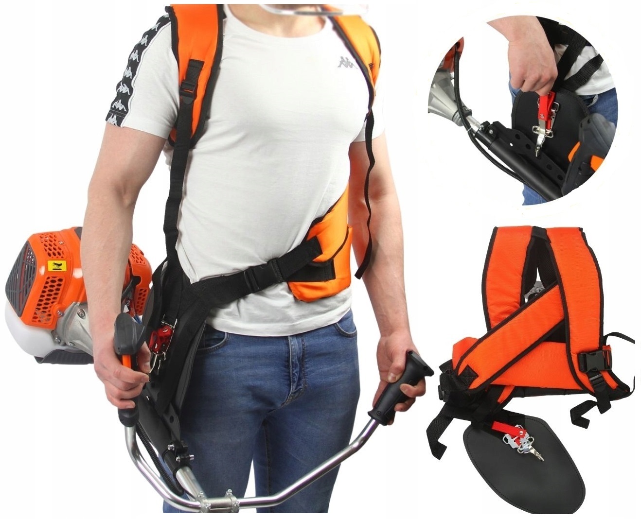 SZELKI NOŚNE DO KOSY SPALINOWEJ PODKASZARKI MOCNE