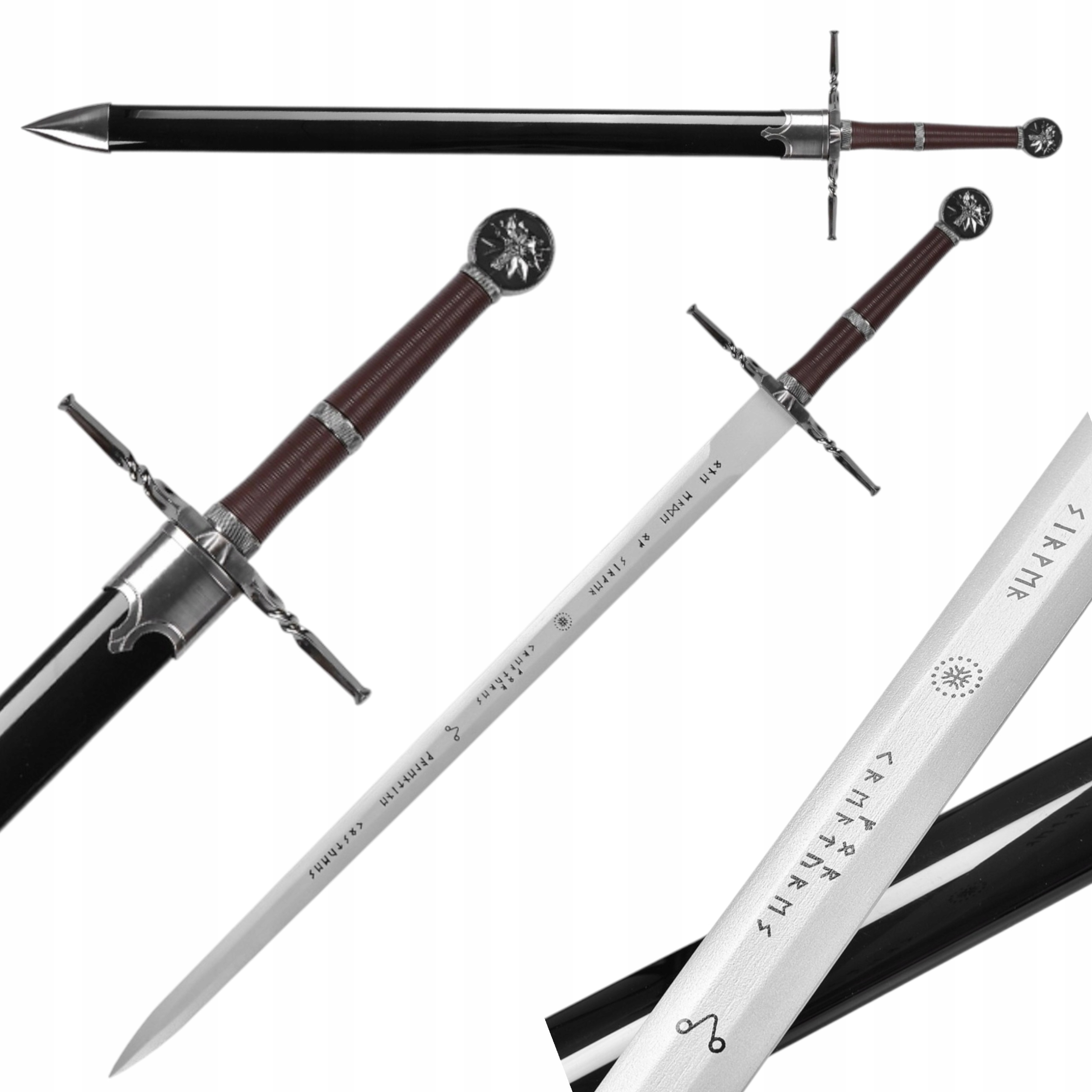 Geraltův bambusový meč Zaklínač The Wittcherr s pouzdrem 122 cm JT10637