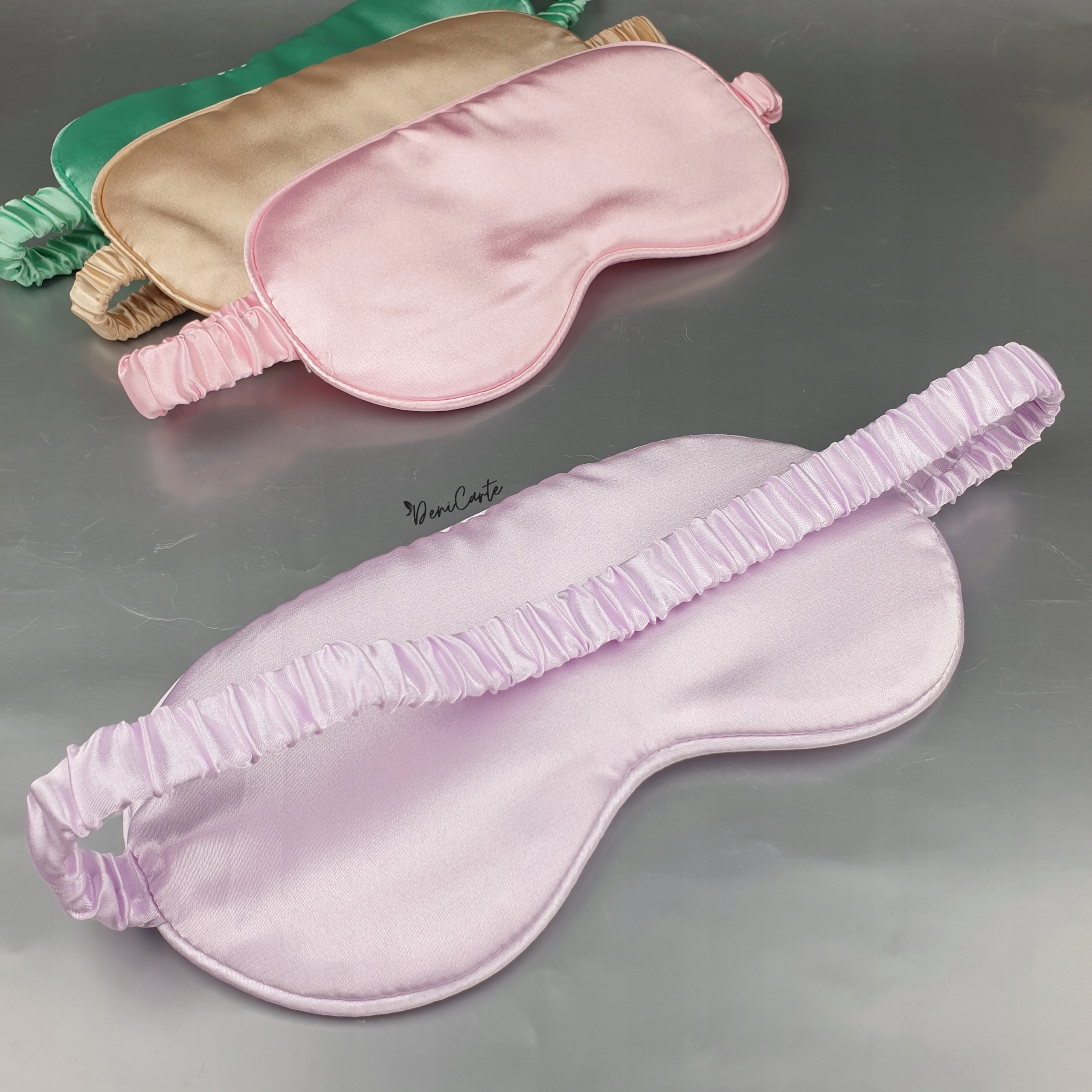 SATYNOWA MIĘKKA OPASKA NA OCZY MASKA DO SPANIA Model SATYNOWA MIĘKKA OPASKA NA OCZY