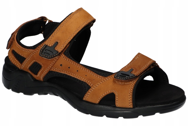 American Club CY146 Pevné Originální Nazouváky Pánské Kožené Sandály Br 42