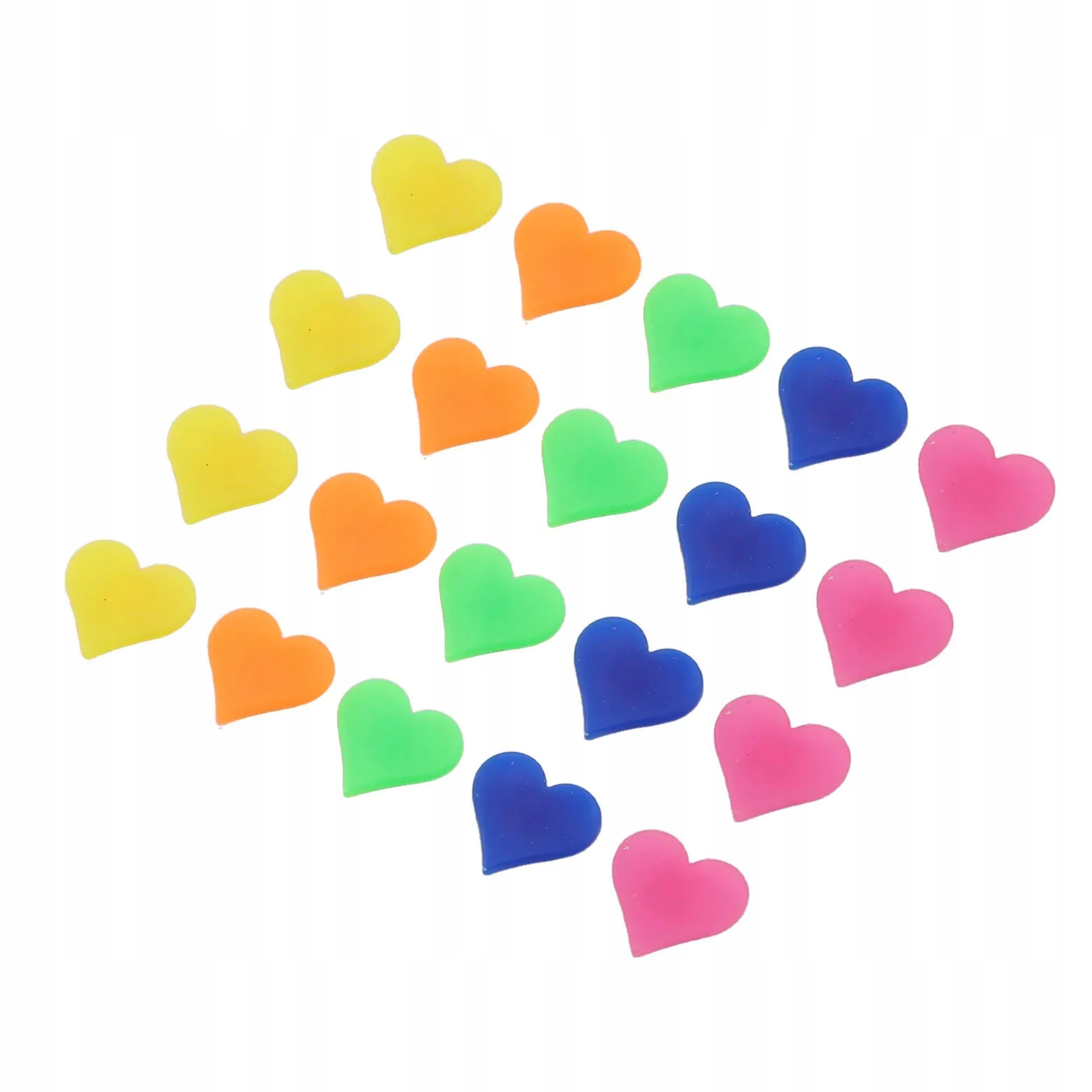 KOLOROWE KORALIKI NA SZPRYCHY ROWEROWE AKCESORIA DEKORACYJNE SERCA 36SZT Marka Gearox