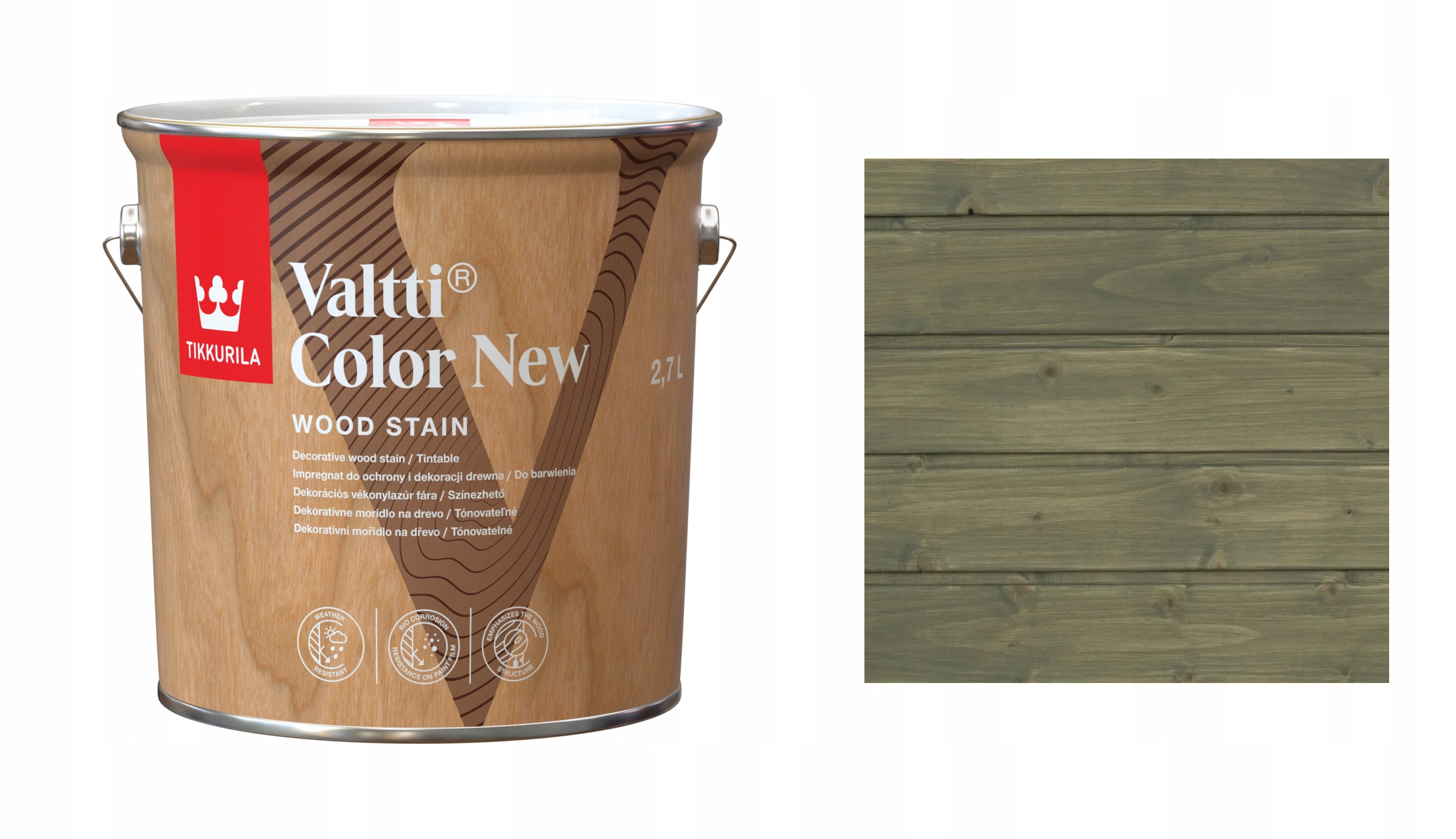 Tikkurila Valtti Color New 2,7L 242A Goldcrest Ochranná Impregnace