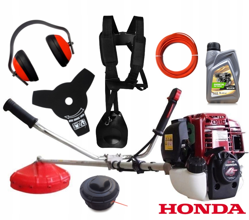 KOSA SPALINOWA z HONDA GX35 X-600 4-SUW ŁATWY START + DODATKI