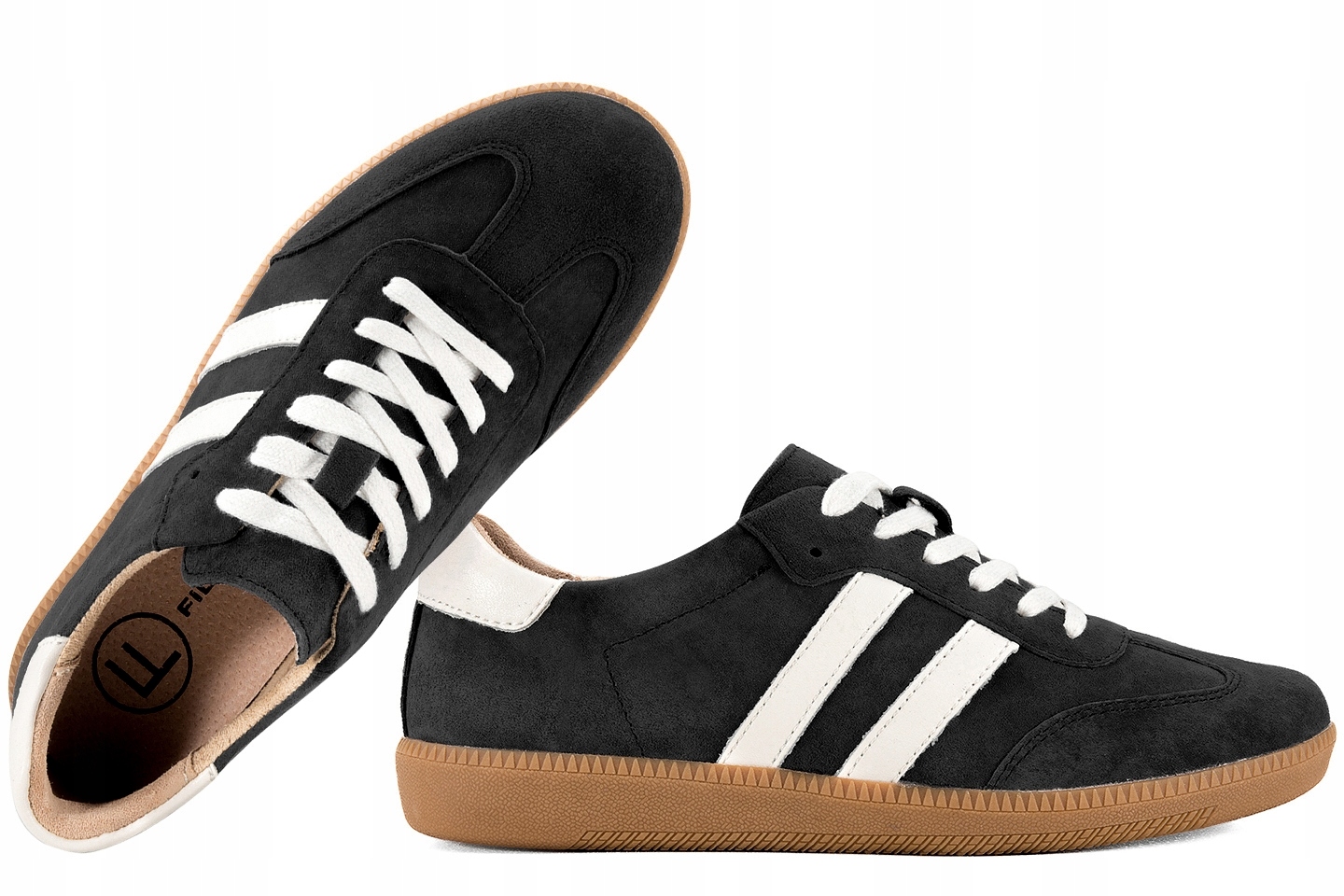 Filippo DP6741 Dámské Sportovní Polobotky Kožené Černé 37 Černá