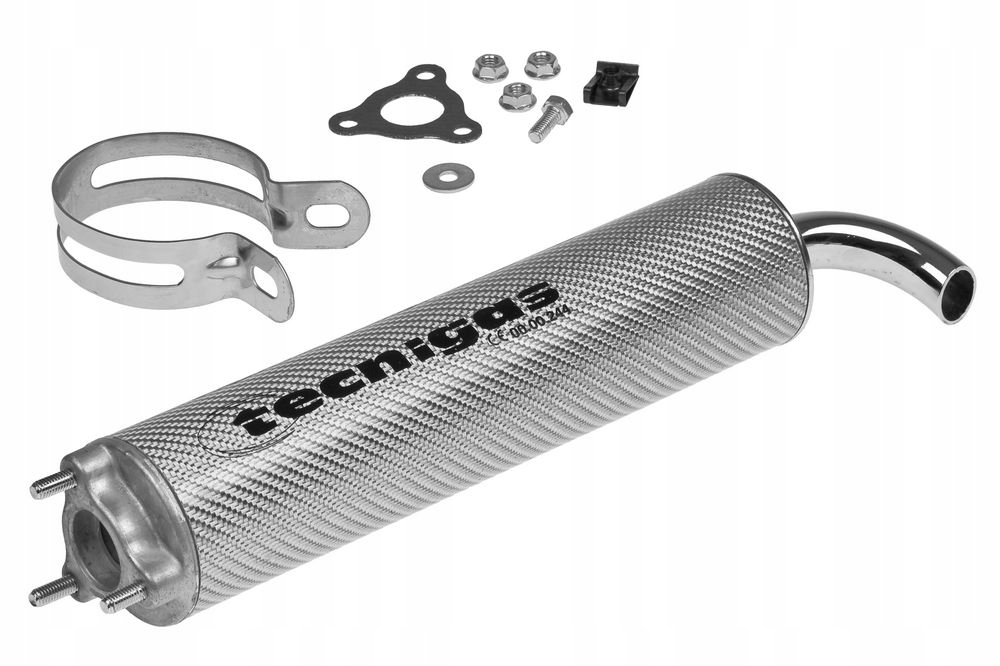 TG0000235 - Глушитель tecnigas Next R / RS Silver carbon