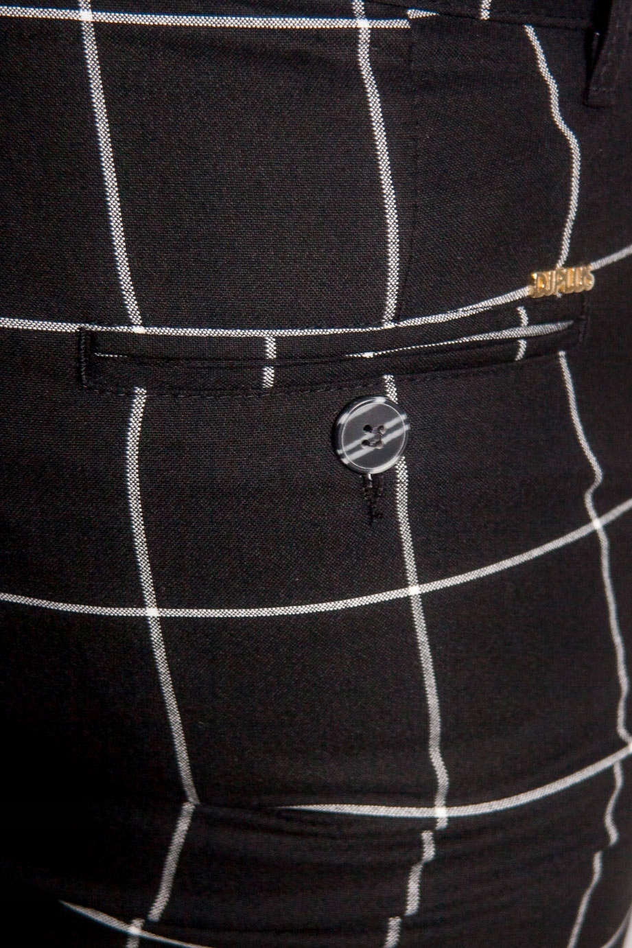 Spodnie chinosy materiałowe czarne DJ-3 rozm. 34 Fason chinos