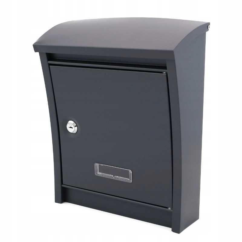 Aqbau poštovní schránka Dalmatia antracit 25x32x8-12 cm ocelová, kompaktní