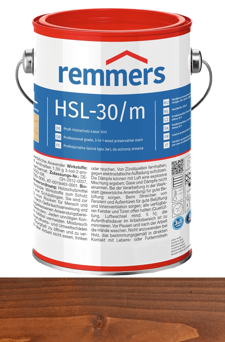 Remmers HSL-31 lazura drewna Hk-Lasur 5L orzech