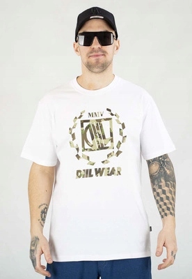 Tričko Diil Laur Camo bílé