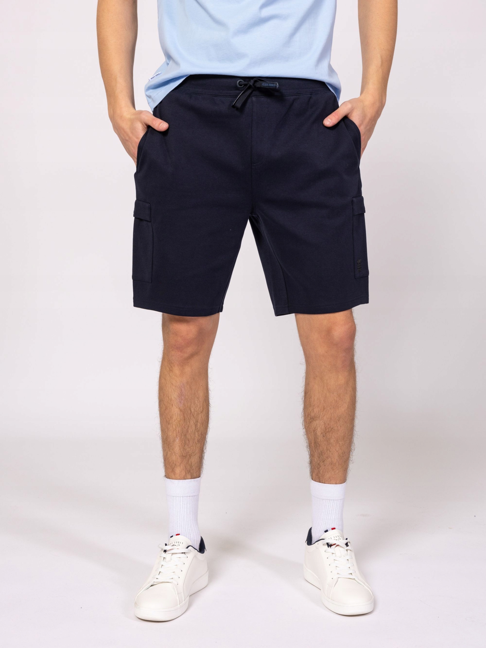 Pánská tmavě modrá krátká Kraťasy Heavy Tools Zumi, velikost vel. M