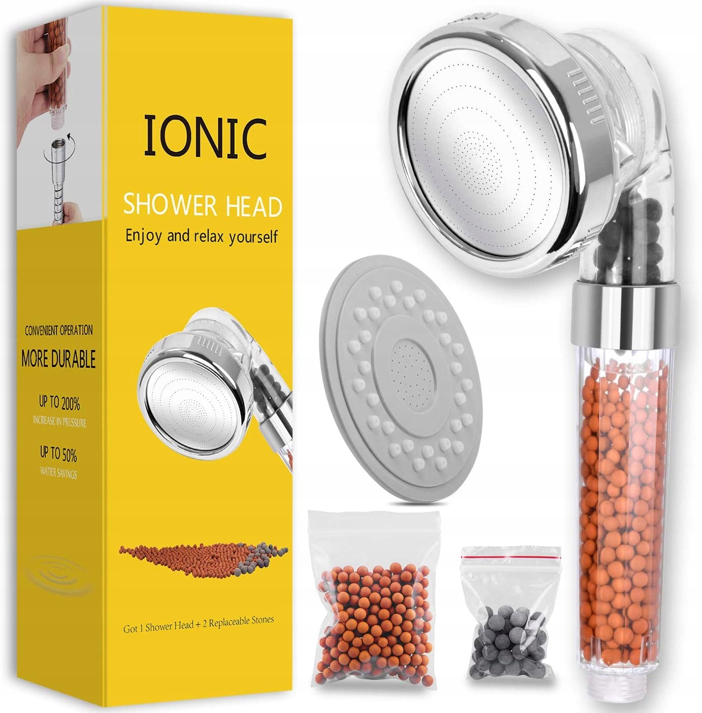 FILTR Z GŁOWICĄ PRYSZNICOWĄ NA TWARDĄ WODĘ 3 TRYBY Marka inna