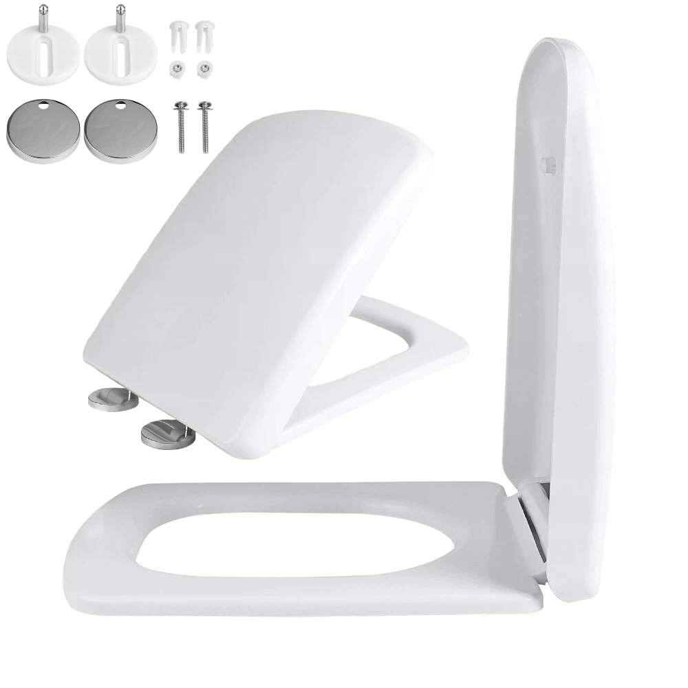 Wc Deska Do Misky, Vyjímatelná, Pomalu Padající, Z Duroplastu, 2 Ks