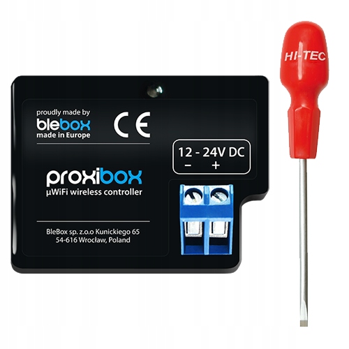 WiFi bezkontaktní modul proxiBox 12/24V Blebox
