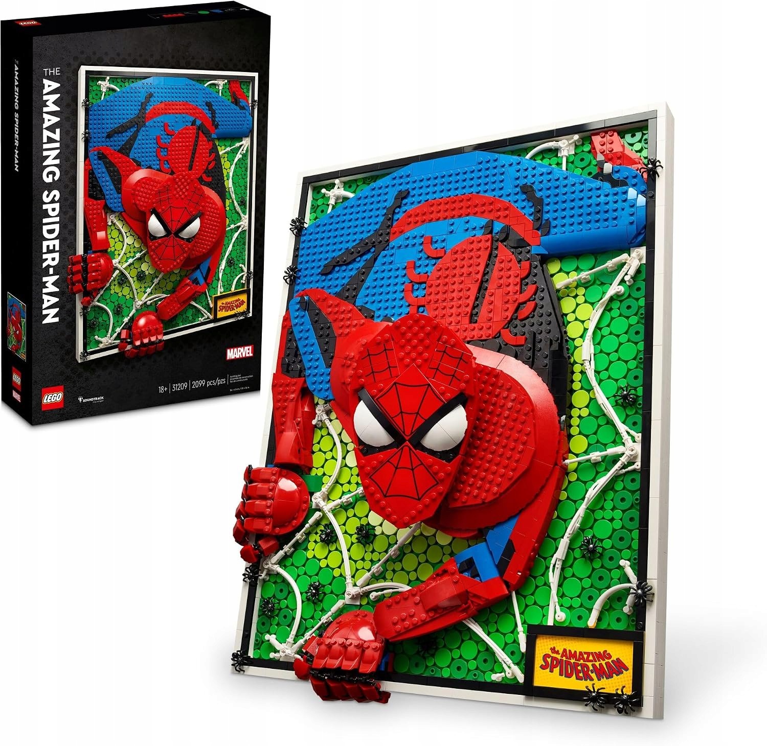 stavebnice Lego Art 31209 Úžasný Spider-Man 2099 Dílků Dárek