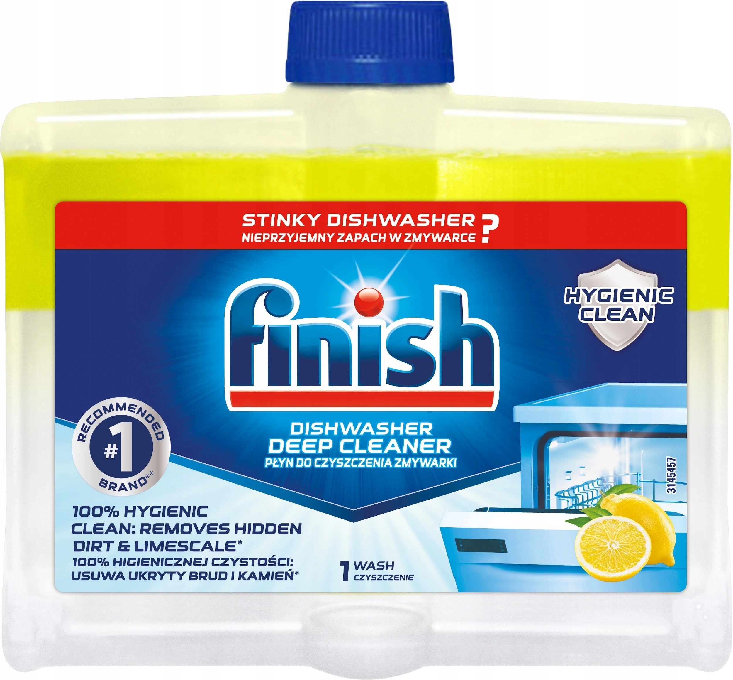 

Finish Czyścik Płyn do czyszczenia zmywarki Lemon
