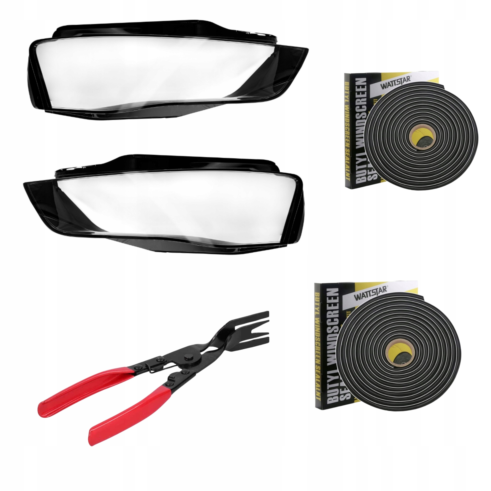 Audi A4 B8 Protipoškrábací Stínítka S Uv Povlakem Přední Kleště Butylové Lepidlo