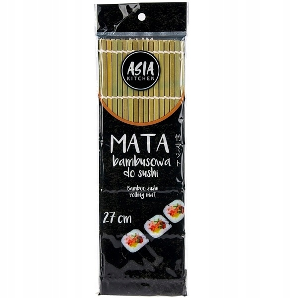 

Mata bambusowa do sushi gruba 27x27cm Asia Kitchen