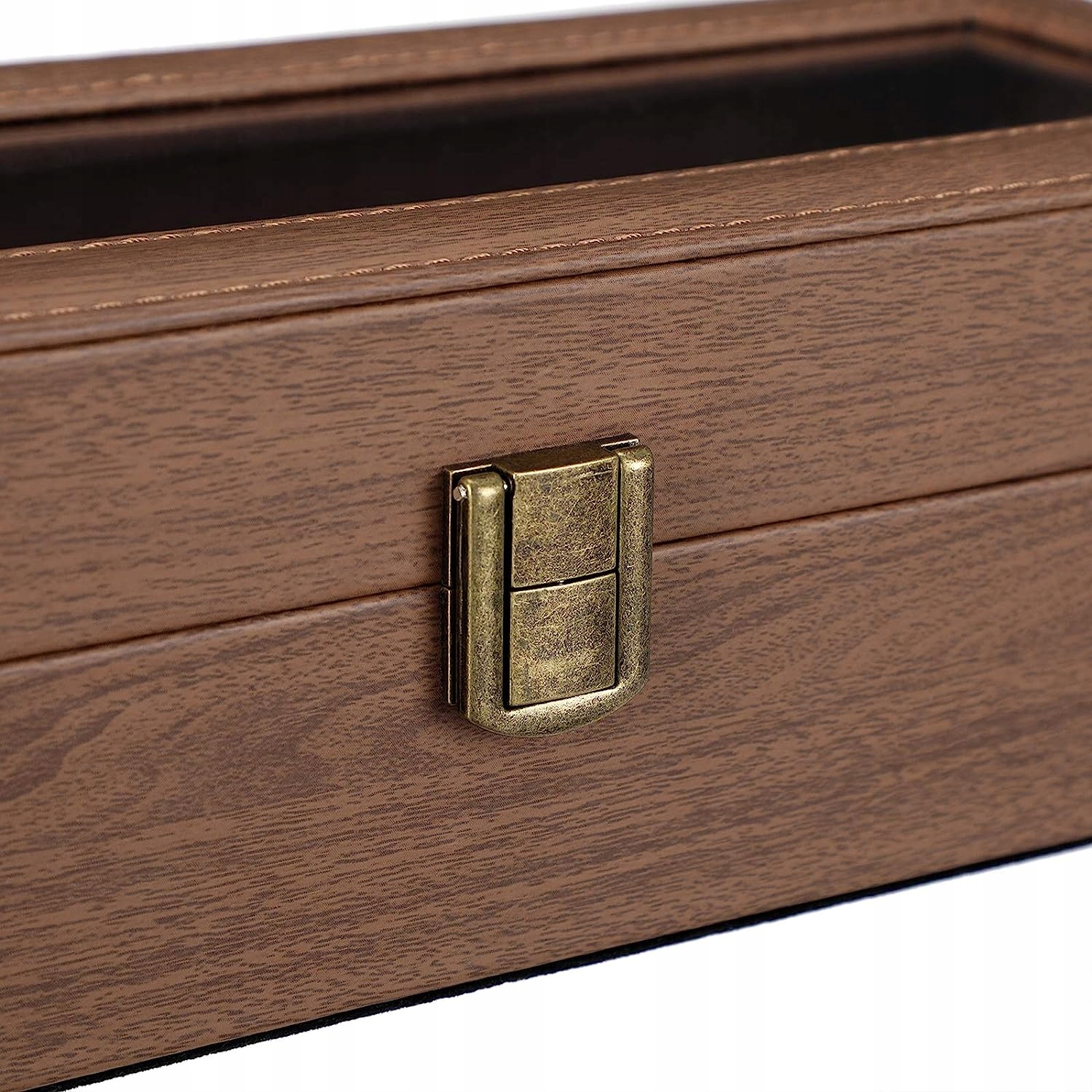 ETUI NA ZEGARKI SZKATUŁKA ORGANIZER PUDEŁKO 6szt Płeć uniseks