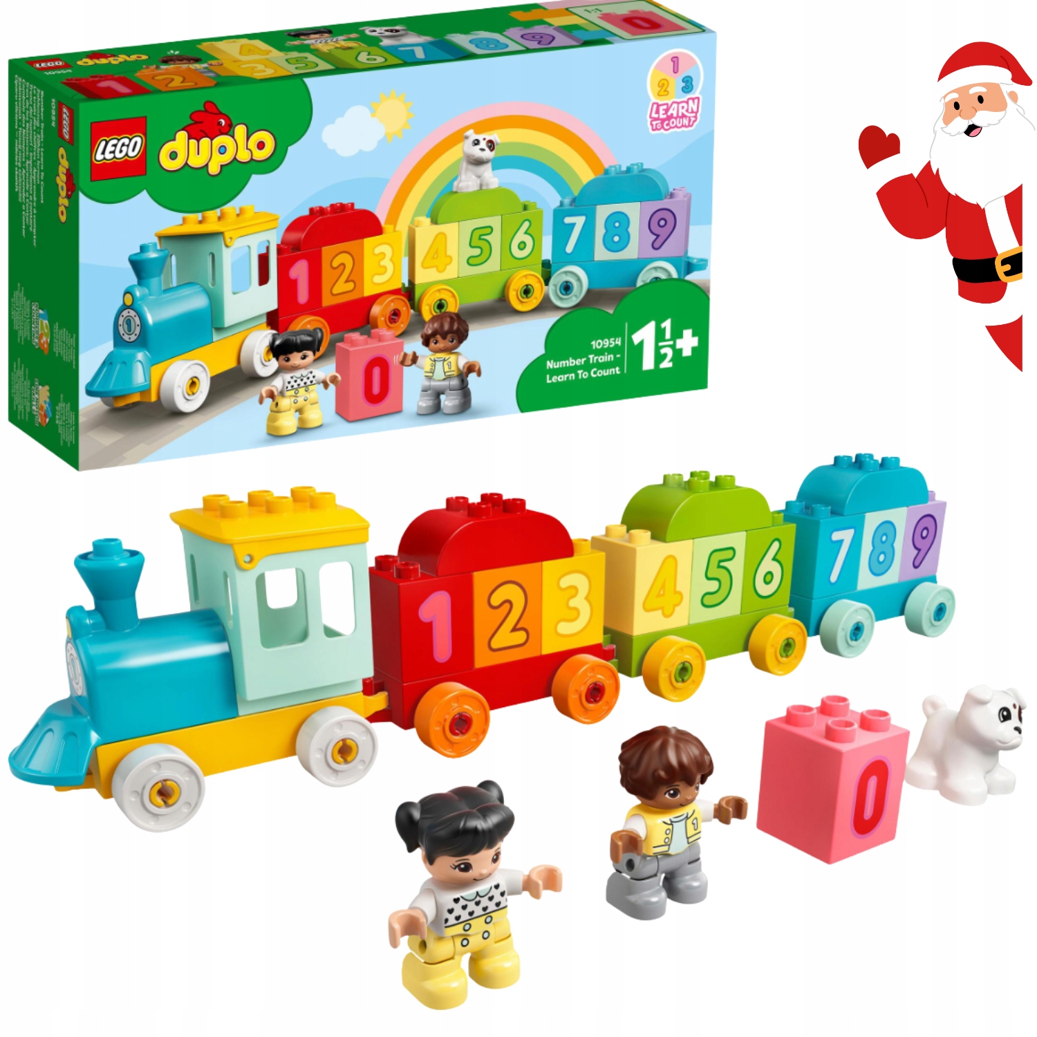 Klocki Lego Duplo 10954 Pociąg Z Cyferkami Nauka Liczenia Dla Dzieci Święta