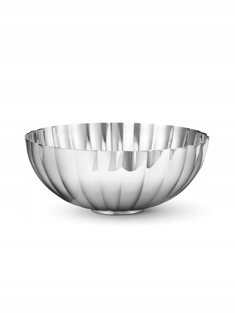 Georg Jensen Bernadotte Dekoratívna misa z leštenej ocele 17,5 cm