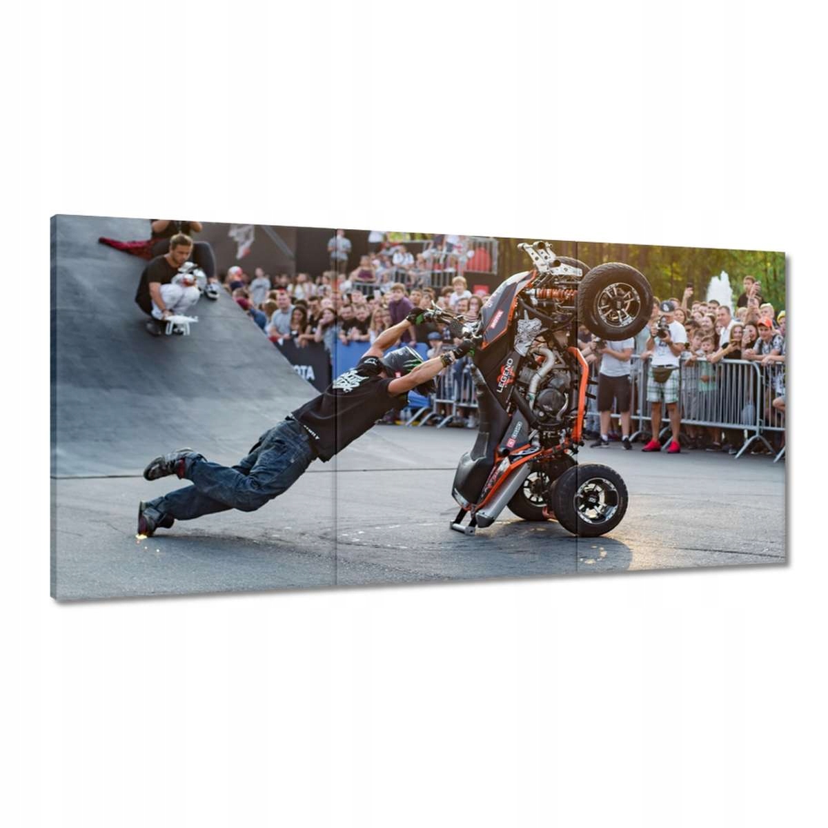 Obrazy 180x90 Quad Štyri kruhy Terén