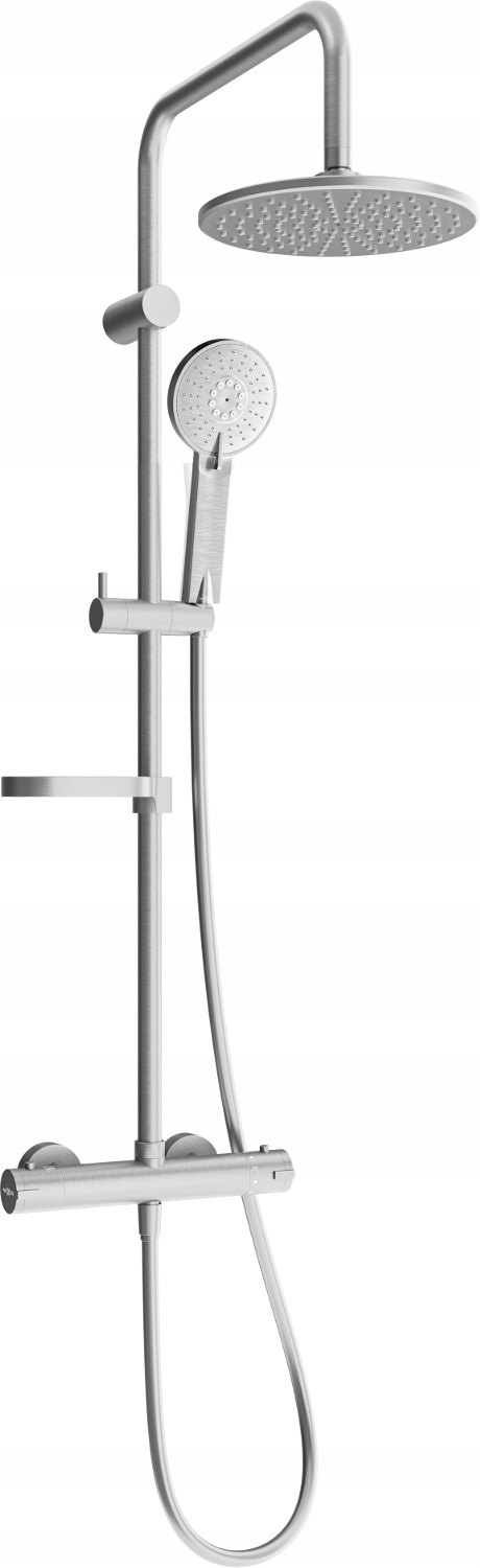 Mexen KX40 Grafitová sprchová súprava s termostatickou batériou