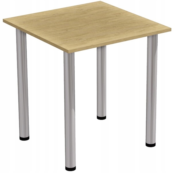 STÓŁ STOLIK DO SALONU KUCHNI POKOJU 70x70 RÓŻNE KOLORY NOGI CHROM SREBRNE Szerokość mebla 70 cm