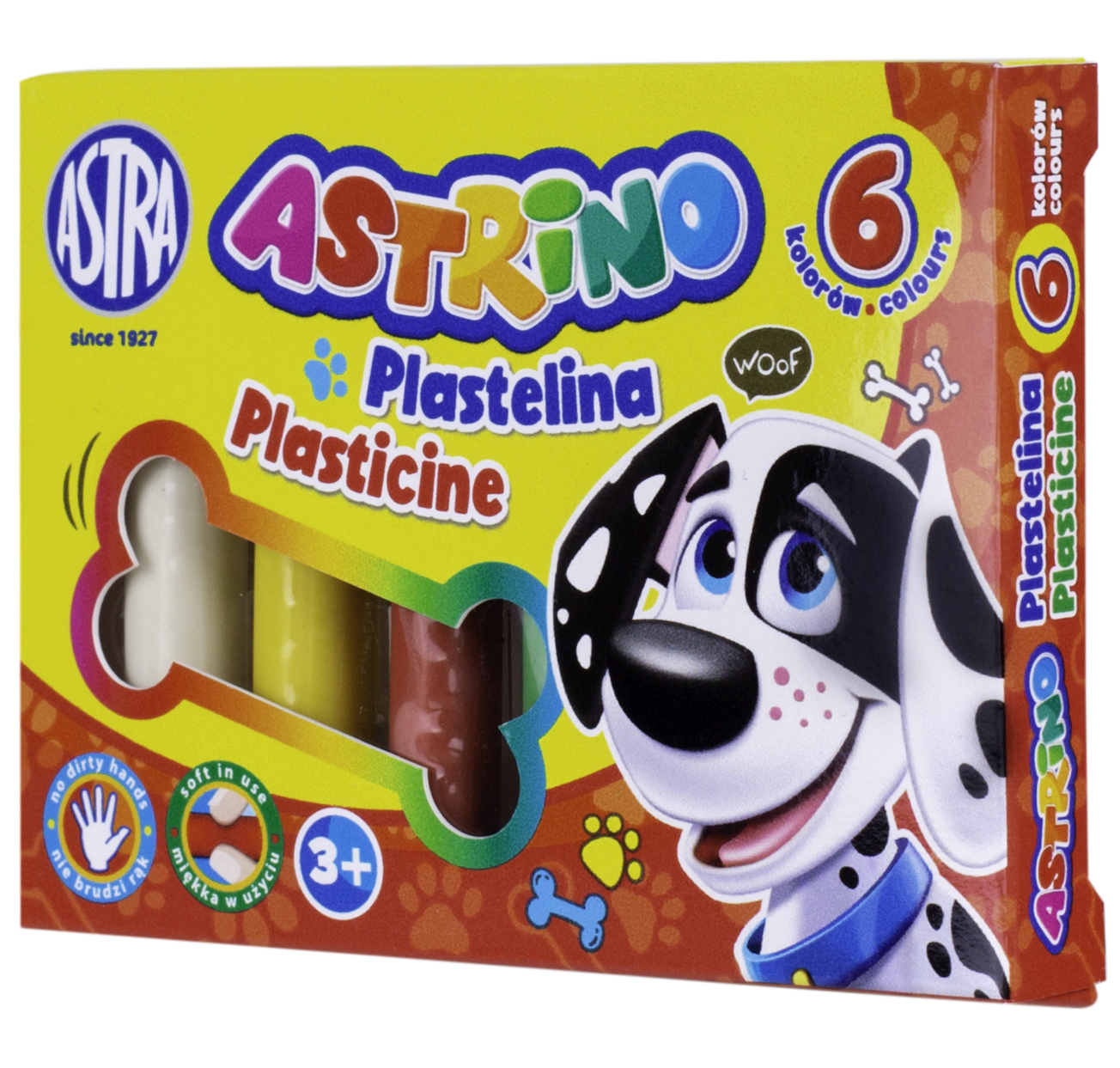 ASTRINO PLASTELINA 6 KOLORÓW ASTRA