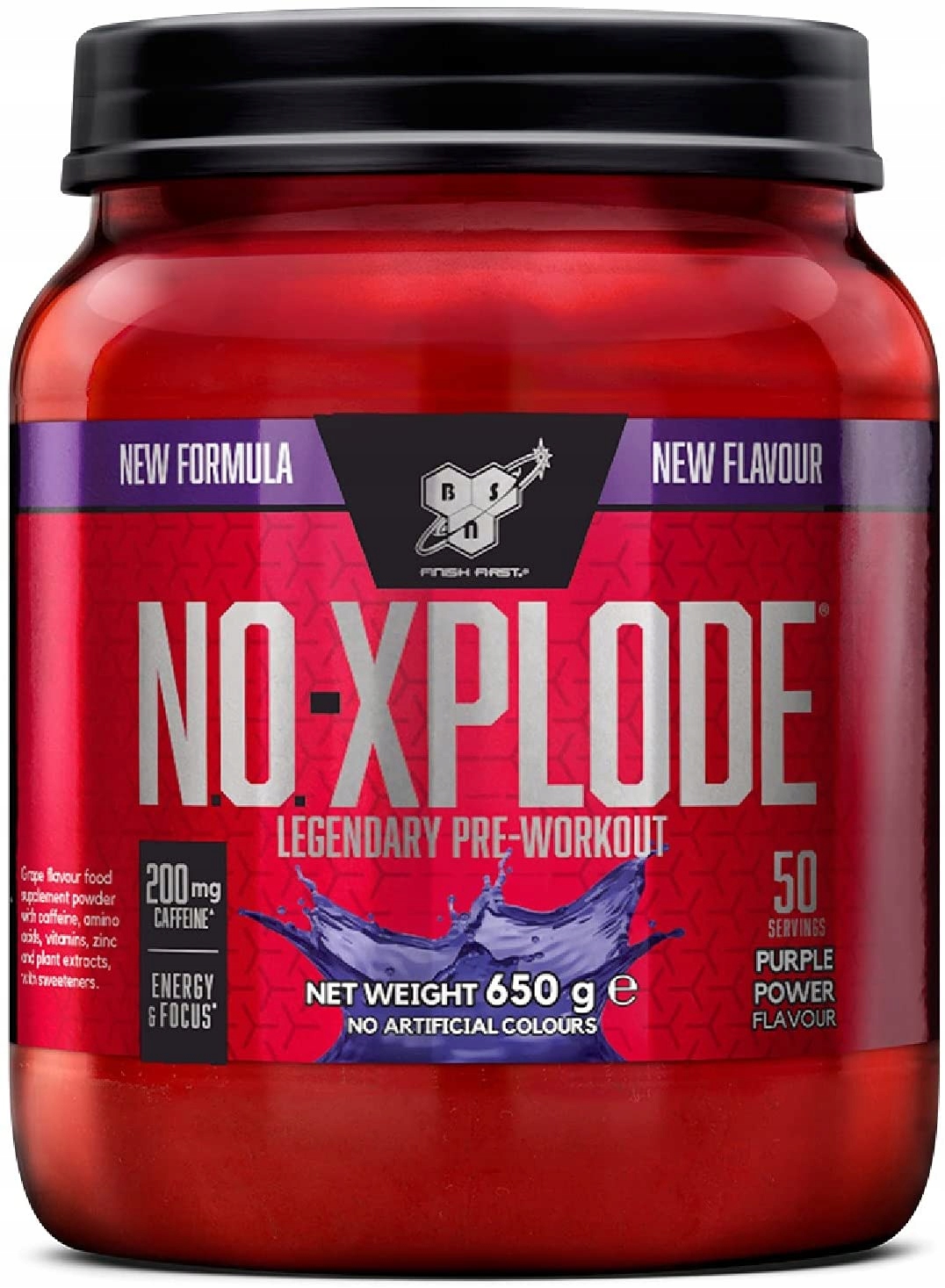 Bsn No-Xplode 3.0 650g fialový prášek