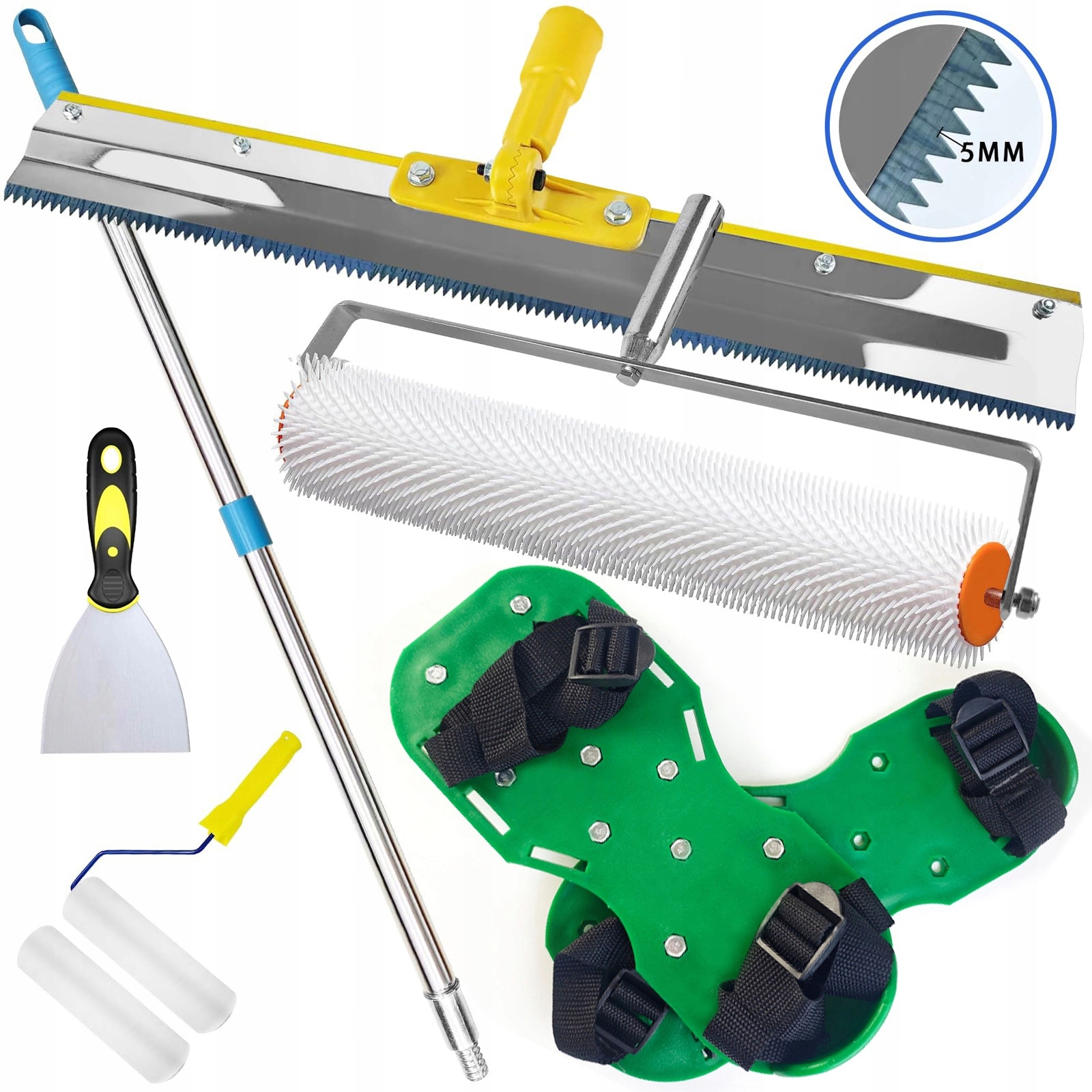 Sada válečků s hroty pro Odvzdušnění Výtoků Váleček Boty S Hroty 6 Ks