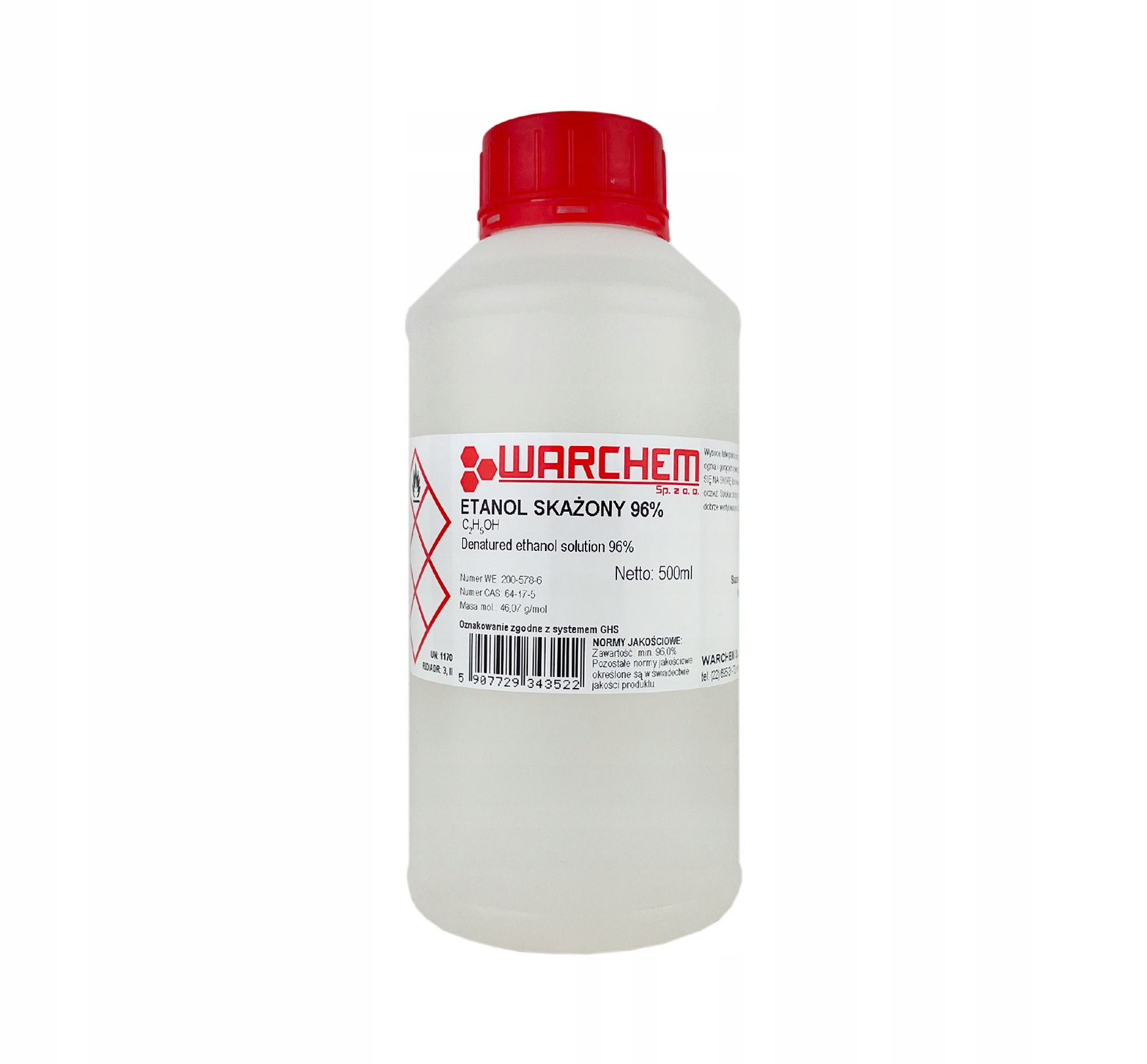 

Etanol Skażony 96% 500ml
