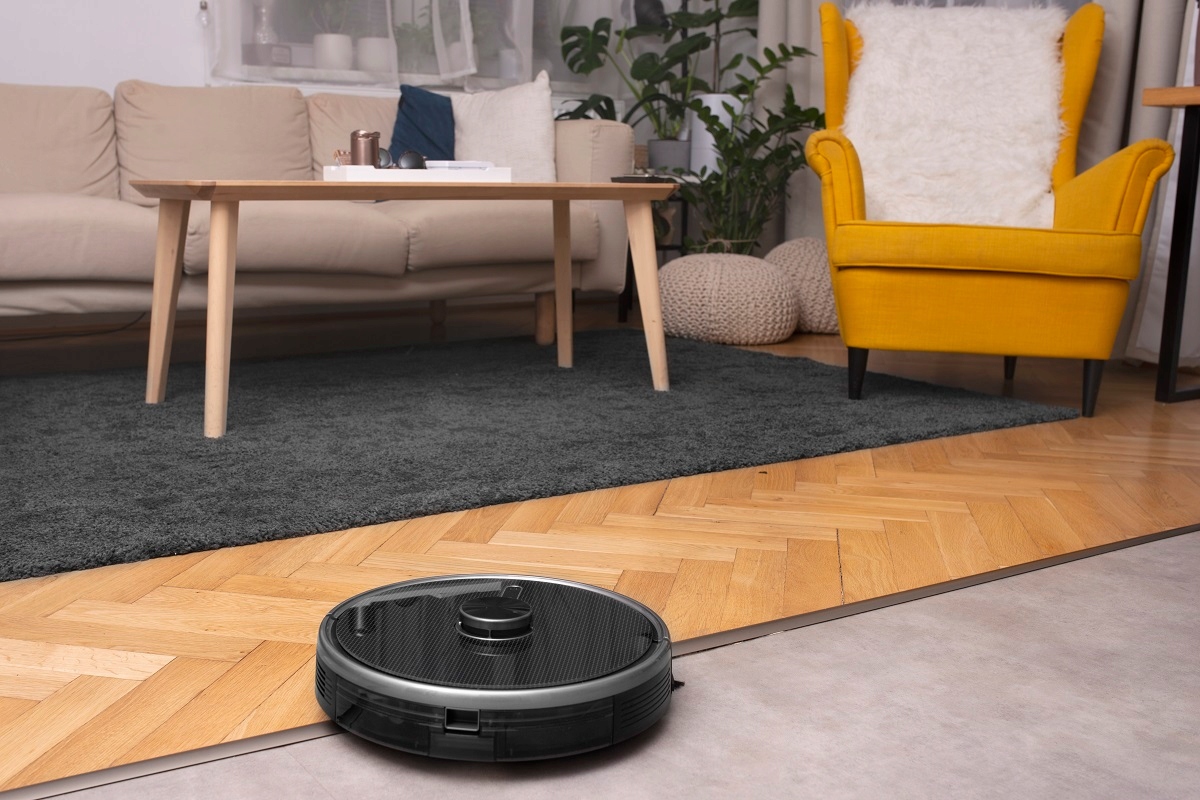 Robot sprzątający z stacją 5W1 MOP WiFi Aplikacja Filtr HEPA 13