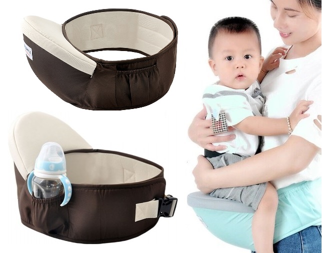 

Nosidełko Biodrowe Nosidło Siedzisko Brązowe