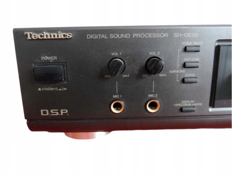 SH-GE90 DSP Technics Korektor graficzny Digital Sound Processor d3