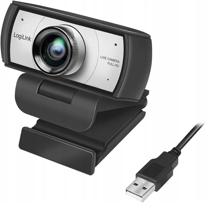 Webová kamera s mikrofonem pro Usb počítač LogiLink FullHD 1080p 120°