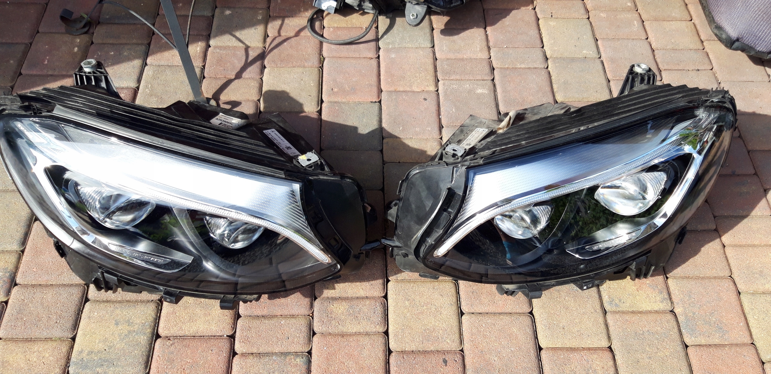 mercedes w253 glc prawa lewa lampa full led idealne