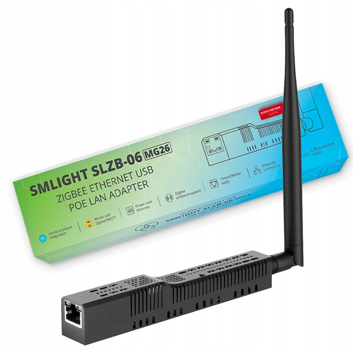 Adaptér SLZB-06mg26 Zigbee Gateway EFR32MG26 Ethernet PoE Usb Lan Wifi do Ha