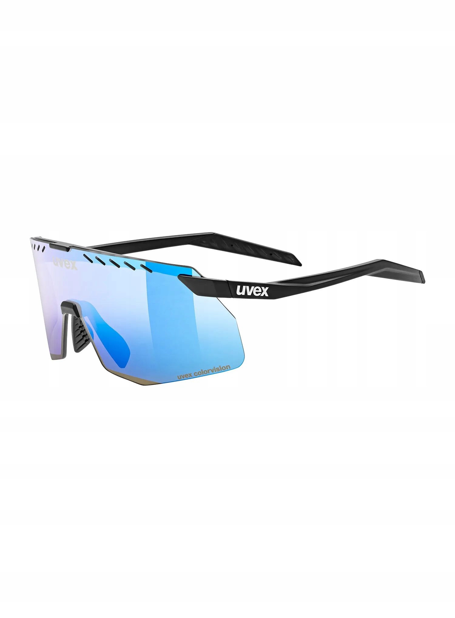 Okulary rowerowe Uvex Pace Stage S CV black matt/mirror blue