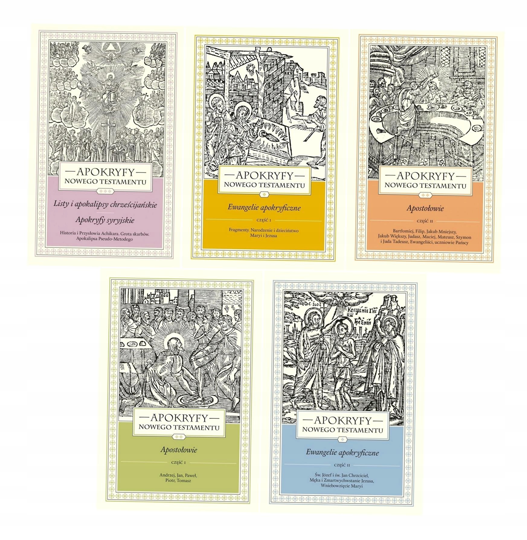 Apokryfy Nowego Testamentu Tomy 1-5 Pakiet-Zdjęcie-0