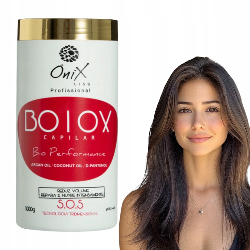 Onix Liss Brazil Zabieg Wygładzający do Włosów Regeneracja Btx 1L