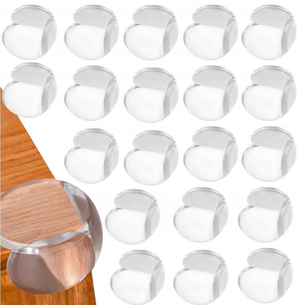 20 szt ZABEZPIECZENIE NA ROGI STOLU MEBLE OSŁONA