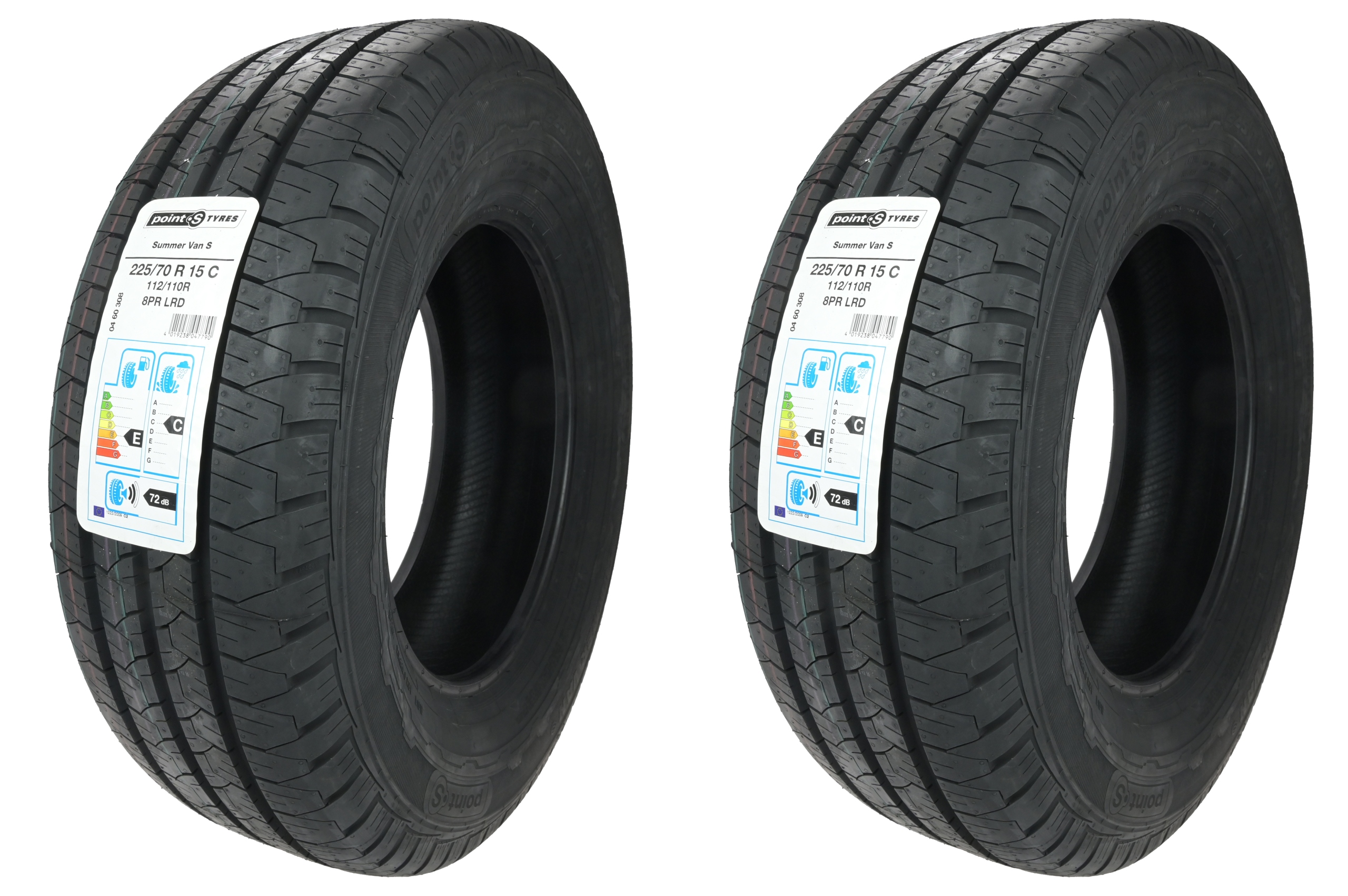 

2 x 225/70R15C 112/110R Summer Van S Point S Lato