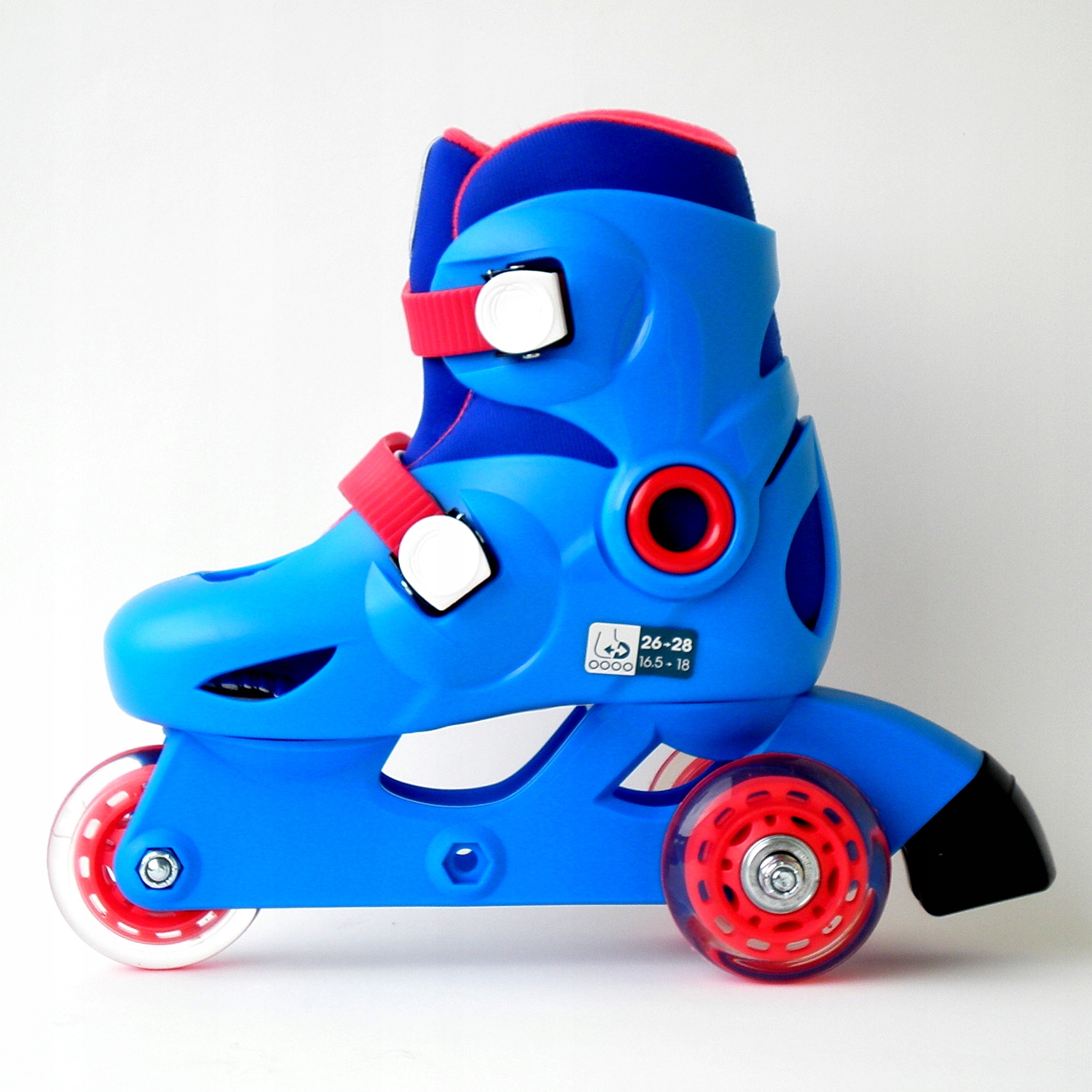 Rolki dla dzieci 3x regulowane Kid Blue 26-27-28 Rozmiar 26-28