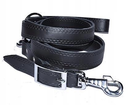 

Smycz Skórzana Składana Dla Psa 25MM/200CM Mocna