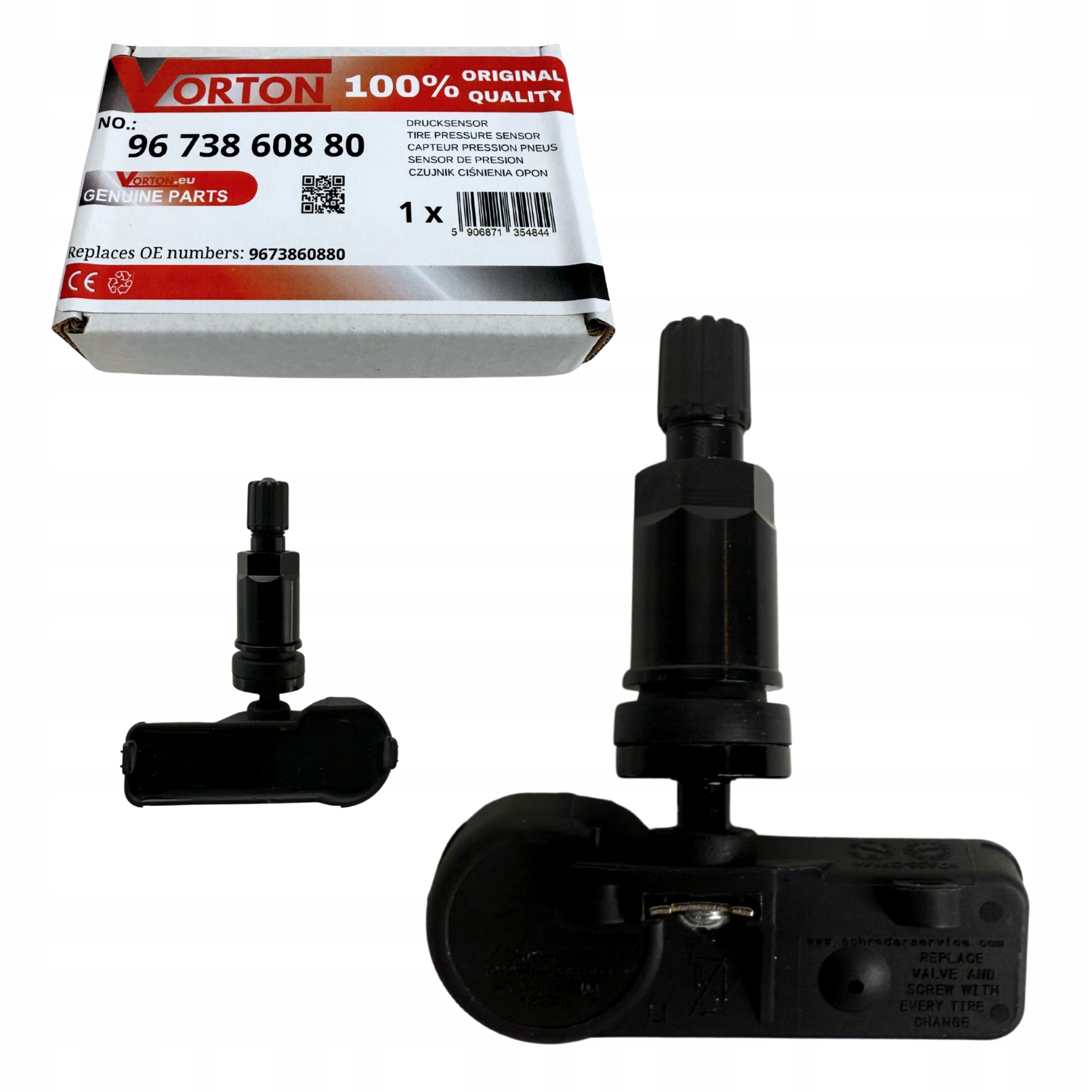 1x Snímač Tlaku Vzduchu Pro Kola Pneumatik Tpms Citroen Berlingo Peugeot