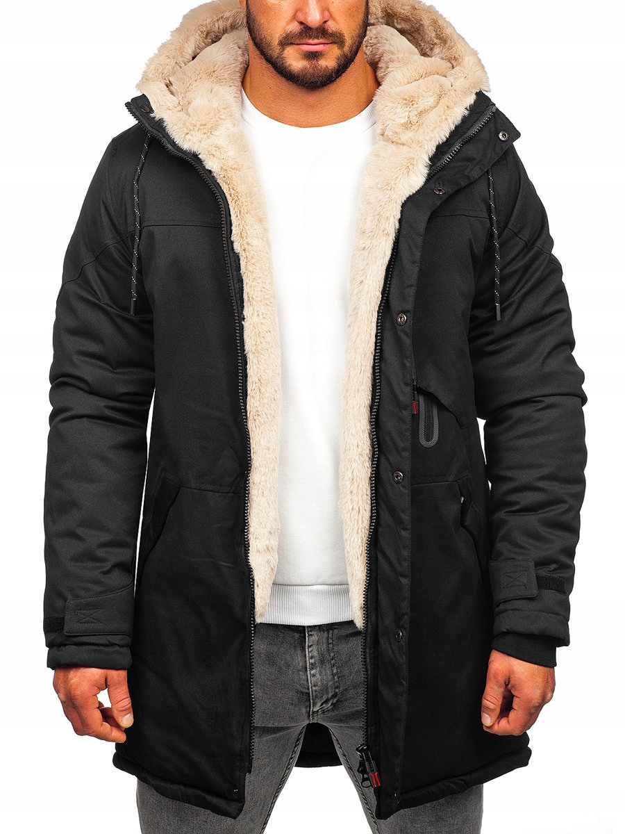 

Kurtka Zimowa Męskaparka Czarna 22M38 DENLEY_2XL